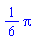 (1/6)*Pi