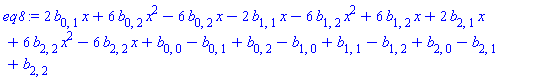2*b[0, 1]*x+6*b[0, 2]*x^2-6*b[0, 2]*x-2*b[1, 1]*x-6*b[1, 2]*x^2+6*b[1, 2]*x+2*b[2, 1]*x+6*b[2, 2]*x^2-6*b[2, 2]*x+b[0, 0]-b[0, 1]+b[0, 2]-b[1, 0]+b[1, 1]-b[1, 2]+b[2, 0]-b[2, 1]+b[2, 2]