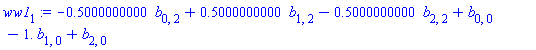 -.5000000000*b[0, 2]+.5000000000*b[1, 2]-.5000000000*b[2, 2]+b[0, 0]-1.*b[1, 0]+b[2, 0]