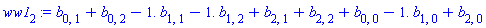 b[0, 1]+b[0, 2]-1.*b[1, 1]-1.*b[1, 2]+b[2, 1]+b[2, 2]+b[0, 0]-1.*b[1, 0]+b[2, 0]