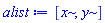 [x, y]