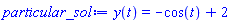 y(t) = -cos(t)+2