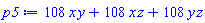 108*x*y+108*x*z+108*y*z