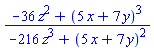 (-36*z^2+(5*x+7*y)^3)/(-216*z^3+(5*x+7*y)^2)