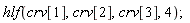 hlf(crv[1], crv[2], crv[3], 4);