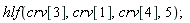 hlf(crv[3], crv[1], crv[4], 5)