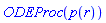 ODEProc(p(r))