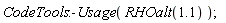 CodeTools:-Usage(RHOalt(1.1));