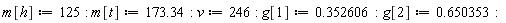 m[h] := 125:
