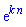 exp(k*n)