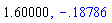 1.60, -.1878580843