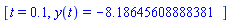 [t = .1, y(t) = -8.18645608888381]