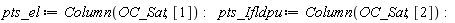 pts_el := Column(OC_Sat, [1]); pts_Ifldpu := Column(OC_Sat, [2])