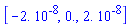[-0.2e-7, 0., 0.2e-7]