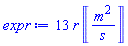13*Units:-Unit(('m')^2/('s'))*r