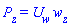 diff(P(z), z) = (diff(U(w), w))*(diff(w(z), z))