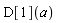 D[1](a)