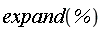 expand(%)