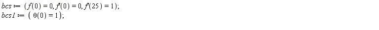 bcs := f(0) = 0, (D(f))(0) = 0, (D(f))(25) = 1;