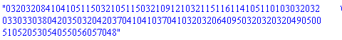 "032032084104105115032105115032109121032115116114105110103032032033033038042035032042037041041037041032032064095032032032049050051052053054055056057048"