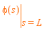Eval(phi(s), s = L)