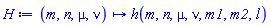 proc (m, n, mu, nu) options operator, arrow; h(m, n, mu, nu, m1, m2, l) end proc