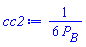 (1/6)/P[B]
