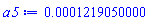 0.1219050000e-3