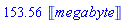153.56*Units:-Unit('megabyte')
