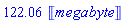 122.06*Units:-Unit('megabyte')