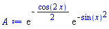 exp(-(1/2)*cos(2*x))*exp(-sin(x)^2)