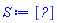 S := Vector(3, {(1) = B[1, 1], (2) = B[2, 1], (3) = B[3, 1]})