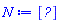 N := Vector[row](3, {(1) = B[1, 1], (2) = B[1, 2], (3) = B[1, 3]})