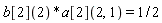 b[2](2)*a[2](2, 1) = 1/2