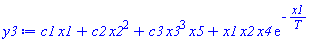 c1*x1+c2*x2^2+c3*x3^3*x5+x1*x2*x4*exp(-x1/T)
