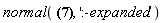 normal(V(xi)*(l((1/4)*(2*(diff(diff(V(xi), xi), xi))*V(xi)*m+(l+2*m)*(diff(V(xi), xi))^2)/m^2)*a+4*m((1/4)*(2*(diff(diff(V(xi), xi), xi))*V(xi)*m+(l+2*m)*(diff(V(xi), xi))^2)/m^2)*a+(diff(diff(V(xi), xi), xi))*b[6]+V(xi)^4*b[5]+(b[3]+b[4])*V(xi)^3+V(xi)^2*b[2]+V(xi)*b[1]-l*lambda) = 0, ':-expanded')