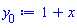 1+x