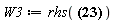 W3 := rhs(V(xi) = a[-1]/(2*n+1/(exp(-4*mu*n*xi)*c__1-(1/4)/n)))