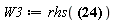 W3 := rhs(U(xi) = e[0])