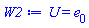 U(xi) = e[0]