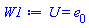 U(xi) = e[0]
