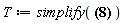 T := simplify(I*(diff(diff(Omega(x, t), t), t)-RootOf(-gamma^3*tau+2*_Z^2+2*gamma*tau-4*tau^2)^2*(diff(diff(Omega(x, t), x), x))/gamma^2)-2*U(-t*tau+x)*Omega(x, t)*(D(U))(-t*tau+x)*tau+U(-t*tau+x)^2*(diff(Omega(x, t), t))+tau*(2*U(-t*tau+x)*Omega(x, t)*(D(U))(-t*tau+x)+U(-t*tau+x)^2*(diff(Omega(x, t), x)))+(1/2)*(diff(diff(diff(Omega(x, t), t), x), x))+(1/2)*tau*(diff(diff(diff(Omega(x, t), x), x), x)) = 0)