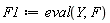 F1 := eval(Y, F)