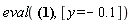 eval(0.8620689655e-14*(-0.3110000000e22*y^(7/6)-0.3920000000e20*y^(25/6)+0.2317086432e28*exp(-45.07/y)+0.2145450400e30*exp(-19.98/y^(1/3)-0.935317203476387e-2*y^2))/(y^(2/3)*(.1+0.15e-1*y^1.2)), [y = -.1])
