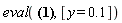 eval(0.8620689655e-14*(-0.3110000000e22*y^(7/6)-0.3920000000e20*y^(25/6)+0.2317086432e28*exp(-45.07/y)+0.2145450400e30*exp(-19.98/y^(1/3)-0.935317203476387e-2*y^2))/(y^(2/3)*(.1+0.15e-1*y^1.2)), [y = .1])