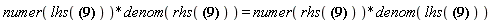 numer(lhs(I*((diff(diff(U(xi), xi), xi))*v^2*exp(I*k(t*w+x))-(2*I)*(diff(U(xi), xi))*v*(D(k))(t*w+x)*w*exp(I*k(t*w+x))+I*U(xi)*((D@@2)(k))(t*w+x)*w^2*exp(I*k(t*w+x))-U(xi)*(D(k))(t*w+x)^2*w^2*exp(I*k(t*w+x))-s^2*((diff(diff(U(xi), xi), xi))*exp(I*k(t*w+x))+(2*I)*(diff(U(xi), xi))*(D(k))(t*w+x)*exp(I*k(t*w+x))+I*U(xi)*((D@@2)(k))(t*w+x)*exp(I*k(t*w+x))-U(xi)*(D(k))(t*w+x)^2*exp(I*k(t*w+x))))+(1/24)*c[1]*(-(diff(diff(diff(diff(diff(U(xi), xi), xi), xi), xi), xi))*v*exp(I*k(t*w+x))+6*(diff(diff(diff(U(xi), xi), xi), xi))*v*(D(k))(t*w+x)^2*exp(I*k(t*w+x))-4*(diff(diff(diff(U(xi), xi), xi), xi))*(D(k))(t*w+x)^2*w*exp(I*k(t*w+x))+4*(diff(U(xi), xi))*(D(k))(t*w+x)^4*w*exp(I*k(t*w+x))-12*(diff(U(xi), xi))*((D@@2)(k))(t*w+x)^2*w*exp(I*k(t*w+x))+3*(diff(U(xi), xi))*v*((D@@2)(k))(t*w+x)^2*exp(I*k(t*w+x))-(diff(U(xi), xi))*v*(D(k))(t*w+x)^4*exp(I*k(t*w+x))-10*U(xi)*((D@@3)(k))(t*w+x)*w*((D@@2)(k))(t*w+x)*exp(I*k(t*w+x))+4*(diff(U(xi), xi))*v*((D@@3)(k))(t*w+x)*(D(k))(t*w+x)*exp(I*k(t*w+x))-I*(diff(U(xi), xi))*v*((D@@4)(k))(t*w+x)*exp(I*k(t*w+x))-(6*I)*(diff(diff(U(xi), xi), xi))*(D(k))(t*w+x)^3*w*exp(I*k(t*w+x))-(6*I)*(diff(diff(diff(U(xi), xi), xi), xi))*v*((D@@2)(k))(t*w+x)*exp(I*k(t*w+x))-(4*I)*(diff(diff(U(xi), xi), xi))*v*((D@@3)(k))(t*w+x)*exp(I*k(t*w+x))-(4*I)*(diff(diff(diff(diff(U(xi), xi), xi), xi), xi))*v*(D(k))(t*w+x)*exp(I*k(t*w+x))+I*U(xi)*(D(k))(t*w+x)^5*w*exp(I*k(t*w+x))+I*(diff(diff(diff(diff(U(xi), xi), xi), xi), xi))*(D(k))(t*w+x)*w*exp(I*k(t*w+x))+I*U(xi)*((D@@5)(k))(t*w+x)*w*exp(I*k(t*w+x))+(4*I)*(diff(diff(diff(U(xi), xi), xi), xi))*((D@@2)(k))(t*w+x)*w*exp(I*k(t*w+x))+(6*I)*(diff(diff(U(xi), xi), xi))*((D@@3)(k))(t*w+x)*w*exp(I*k(t*w+x))+(4*I)*(diff(U(xi), xi))*((D@@4)(k))(t*w+x)*w*exp(I*k(t*w+x))+(4*I)*(diff(diff(U(xi), xi), xi))*v*(D(k))(t*w+x)^3*exp(I*k(t*w+x))+12*(diff(diff(U(xi), xi), xi))*v*(D(k))(t*w+x)*exp(I*k(t*w+x))*((D@@2)(k))(t*w+x)-18*(diff(diff(U(xi), xi), xi))*(D(k))(t*w+x)*w*exp(I*k(t*w+x))*((D@@2)(k))(t*w+x)+10*U(xi)*(D(k))(t*w+x)^3*w*exp(I*k(t*w+x))*((D@@2)(k))(t*w+x)-16*(diff(U(xi), xi))*((D@@3)(k))(t*w+x)*w*(D(k))(t*w+x)*exp(I*k(t*w+x))-5*U(xi)*((D@@4)(k))(t*w+x)*w*(D(k))(t*w+x)*exp(I*k(t*w+x))+(6*I)*(diff(U(xi), xi))*v*(D(k))(t*w+x)^2*exp(I*k(t*w+x))*((D@@2)(k))(t*w+x)-(10*I)*U(xi)*((D@@3)(k))(t*w+x)*w*(D(k))(t*w+x)^2*exp(I*k(t*w+x))-(15*I)*U(xi)*((D@@2)(k))(t*w+x)^2*w*(D(k))(t*w+x)*exp(I*k(t*w+x))-(24*I)*(diff(U(xi), xi))*(D(k))(t*w+x)^2*w*exp(I*k(t*w+x))*((D@@2)(k))(t*w+x))-alpha*s*c[1]*(-(10*I)*(diff(diff(U(xi), xi), xi))*(D(k))(t*w+x)^3*exp(I*k(t*w+x))+(5*I)*(diff(diff(diff(diff(U(xi), xi), xi), xi), xi))*(D(k))(t*w+x)*exp(I*k(t*w+x))+(10*I)*(diff(diff(U(xi), xi), xi))*((D@@3)(k))(t*w+x)*exp(I*k(t*w+x))+I*U(xi)*((D@@5)(k))(t*w+x)*exp(I*k(t*w+x))+I*U(xi)*(D(k))(t*w+x)^5*exp(I*k(t*w+x))-10*U(xi)*((D@@3)(k))(t*w+x)*((D@@2)(k))(t*w+x)*exp(I*k(t*w+x))-15*(diff(U(xi), xi))*((D@@2)(k))(t*w+x)^2*exp(I*k(t*w+x))+10*U(xi)*(D(k))(t*w+x)^3*exp(I*k(t*w+x))*((D@@2)(k))(t*w+x)+(10*I)*(diff(diff(diff(U(xi), xi), xi), xi))*((D@@2)(k))(t*w+x)*exp(I*k(t*w+x))-5*U(xi)*((D@@4)(k))(t*w+x)*(D(k))(t*w+x)*exp(I*k(t*w+x))-20*(diff(U(xi), xi))*((D@@3)(k))(t*w+x)*(D(k))(t*w+x)*exp(I*k(t*w+x))-30*(diff(diff(U(xi), xi), xi))*(D(k))(t*w+x)*exp(I*k(t*w+x))*((D@@2)(k))(t*w+x)+(5*I)*(diff(U(xi), xi))*((D@@4)(k))(t*w+x)*exp(I*k(t*w+x))-(15*I)*U(xi)*((D@@2)(k))(t*w+x)^2*(D(k))(t*w+x)*exp(I*k(t*w+x))-(10*I)*U(xi)*((D@@3)(k))(t*w+x)*(D(k))(t*w+x)^2*exp(I*k(t*w+x))-(30*I)*(diff(U(xi), xi))*(D(k))(t*w+x)^2*exp(I*k(t*w+x))*((D@@2)(k))(t*w+x)+(diff(diff(diff(diff(diff(U(xi), xi), xi), xi), xi), xi))*exp(I*k(t*w+x))+5*(diff(U(xi), xi))*(D(k))(t*w+x)^4*exp(I*k(t*w+x))-10*(diff(diff(diff(U(xi), xi), xi), xi))*(D(k))(t*w+x)^2*exp(I*k(t*w+x)))+c[2]*(-(diff(U(xi), xi))*v*exp(I*k(t*w+x))+I*U(xi)*(D(k))(t*w+x)*w*exp(I*k(t*w+x)))*U(xi)^2-2*exp(I*k(t*w+x))*(diff(U(xi), xi))*U(xi)^2*v*c[2]+c[3]*(-(diff(U(xi), xi))*v*exp(I*k(t*w+x))+I*U(xi)*(D(k))(t*w+x)*w*exp(I*k(t*w+x)))*U(xi)^4-4*exp(I*k(t*w+x))*(diff(U(xi), xi))*U(xi)^4*v*c[3]+c[4]*(-(diff(U(xi), xi))*v*exp(I*k(t*w+x))+I*U(xi)*(D(k))(t*w+x)*w*exp(I*k(t*w+x)))*(2*(diff(U(xi), xi))^2+2*U(xi)*(diff(diff(U(xi), xi), xi)))+c[4]*U(xi)*exp(I*k(t*w+x))*(-6*(diff(U(xi), xi))*(diff(diff(U(xi), xi), xi))*v-2*U(xi)*(diff(diff(diff(U(xi), xi), xi), xi))*v)-beta*s*(-(10*I)*(diff(diff(U(xi), xi), xi))*(D(k))(t*w+x)^3*exp(I*k(t*w+x))+(5*I)*(diff(diff(diff(diff(U(xi), xi), xi), xi), xi))*(D(k))(t*w+x)*exp(I*k(t*w+x))+(10*I)*(diff(diff(U(xi), xi), xi))*((D@@3)(k))(t*w+x)*exp(I*k(t*w+x))+I*U(xi)*((D@@5)(k))(t*w+x)*exp(I*k(t*w+x))+I*U(xi)*(D(k))(t*w+x)^5*exp(I*k(t*w+x))-10*U(xi)*((D@@3)(k))(t*w+x)*((D@@2)(k))(t*w+x)*exp(I*k(t*w+x))-15*(diff(U(xi), xi))*((D@@2)(k))(t*w+x)^2*exp(I*k(t*w+x))+10*U(xi)*(D(k))(t*w+x)^3*exp(I*k(t*w+x))*((D@@2)(k))(t*w+x)+(10*I)*(diff(diff(diff(U(xi), xi), xi), xi))*((D@@2)(k))(t*w+x)*exp(I*k(t*w+x))-5*U(xi)*((D@@4)(k))(t*w+x)*(D(k))(t*w+x)*exp(I*k(t*w+x))-20*(diff(U(xi), xi))*((D@@3)(k))(t*w+x)*(D(k))(t*w+x)*exp(I*k(t*w+x))-30*(diff(diff(U(xi), xi), xi))*(D(k))(t*w+x)*exp(I*k(t*w+x))*((D@@2)(k))(t*w+x)+(5*I)*(diff(U(xi), xi))*((D@@4)(k))(t*w+x)*exp(I*k(t*w+x))-(15*I)*U(xi)*((D@@2)(k))(t*w+x)^2*(D(k))(t*w+x)*exp(I*k(t*w+x))-(10*I)*U(xi)*((D@@3)(k))(t*w+x)*(D(k))(t*w+x)^2*exp(I*k(t*w+x))-(30*I)*(diff(U(xi), xi))*(D(k))(t*w+x)^2*exp(I*k(t*w+x))*((D@@2)(k))(t*w+x)+(diff(diff(diff(diff(diff(U(xi), xi), xi), xi), xi), xi))*exp(I*k(t*w+x))+5*(diff(U(xi), xi))*(D(k))(t*w+x)^4*exp(I*k(t*w+x))-10*(diff(diff(diff(U(xi), xi), xi), xi))*(D(k))(t*w+x)^2*exp(I*k(t*w+x)))+c[2]*((diff(U(xi), xi))*exp(I*k(t*w+x))+I*U(xi)*(D(k))(t*w+x)*exp(I*k(t*w+x)))*U(xi)^2+2*exp(I*k(t*w+x))*(diff(U(xi), xi))*U(xi)^2*c[2]+c[3]*((diff(U(xi), xi))*exp(I*k(t*w+x))+I*U(xi)*(D(k))(t*w+x)*exp(I*k(t*w+x)))*U(xi)^4+4*exp(I*k(t*w+x))*(diff(U(xi), xi))*U(xi)^4*c[3]+c[4]*((diff(U(xi), xi))*exp(I*k(t*w+x))+I*U(xi)*(D(k))(t*w+x)*exp(I*k(t*w+x)))*(2*(diff(U(xi), xi))^2+2*U(xi)*(diff(diff(U(xi), xi), xi)))+c[4]*U(xi)*exp(I*k(t*w+x))*(6*(diff(U(xi), xi))*(diff(diff(U(xi), xi), xi))+2*U(xi)*(diff(diff(diff(U(xi), xi), xi), xi))) = 0))*denom(rhs(I*((diff(diff(U(xi), xi), xi))*v^2*exp(I*k(t*w+x))-(2*I)*(diff(U(xi), xi))*v*(D(k))(t*w+x)*w*exp(I*k(t*w+x))+I*U(xi)*((D@@2)(k))(t*w+x)*w^2*exp(I*k(t*w+x))-U(xi)*(D(k))(t*w+x)^2*w^2*exp(I*k(t*w+x))-s^2*((diff(diff(U(xi), xi), xi))*exp(I*k(t*w+x))+(2*I)*(diff(U(xi), xi))*(D(k))(t*w+x)*exp(I*k(t*w+x))+I*U(xi)*((D@@2)(k))(t*w+x)*exp(I*k(t*w+x))-U(xi)*(D(k))(t*w+x)^2*exp(I*k(t*w+x))))+(1/24)*c[1]*(-(diff(diff(diff(diff(diff(U(xi), xi), xi), xi), xi), xi))*v*exp(I*k(t*w+x))+6*(diff(diff(diff(U(xi), xi), xi), xi))*v*(D(k))(t*w+x)^2*exp(I*k(t*w+x))-4*(diff(diff(diff(U(xi), xi), xi), xi))*(D(k))(t*w+x)^2*w*exp(I*k(t*w+x))+4*(diff(U(xi), xi))*(D(k))(t*w+x)^4*w*exp(I*k(t*w+x))-12*(diff(U(xi), xi))*((D@@2)(k))(t*w+x)^2*w*exp(I*k(t*w+x))+3*(diff(U(xi), xi))*v*((D@@2)(k))(t*w+x)^2*exp(I*k(t*w+x))-(diff(U(xi), xi))*v*(D(k))(t*w+x)^4*exp(I*k(t*w+x))-10*U(xi)*((D@@3)(k))(t*w+x)*w*((D@@2)(k))(t*w+x)*exp(I*k(t*w+x))+4*(diff(U(xi), xi))*v*((D@@3)(k))(t*w+x)*(D(k))(t*w+x)*exp(I*k(t*w+x))-I*(diff(U(xi), xi))*v*((D@@4)(k))(t*w+x)*exp(I*k(t*w+x))-(6*I)*(diff(diff(U(xi), xi), xi))*(D(k))(t*w+x)^3*w*exp(I*k(t*w+x))-(6*I)*(diff(diff(diff(U(xi), xi), xi), xi))*v*((D@@2)(k))(t*w+x)*exp(I*k(t*w+x))-(4*I)*(diff(diff(U(xi), xi), xi))*v*((D@@3)(k))(t*w+x)*exp(I*k(t*w+x))-(4*I)*(diff(diff(diff(diff(U(xi), xi), xi), xi), xi))*v*(D(k))(t*w+x)*exp(I*k(t*w+x))+I*U(xi)*(D(k))(t*w+x)^5*w*exp(I*k(t*w+x))+I*(diff(diff(diff(diff(U(xi), xi), xi), xi), xi))*(D(k))(t*w+x)*w*exp(I*k(t*w+x))+I*U(xi)*((D@@5)(k))(t*w+x)*w*exp(I*k(t*w+x))+(4*I)*(diff(diff(diff(U(xi), xi), xi), xi))*((D@@2)(k))(t*w+x)*w*exp(I*k(t*w+x))+(6*I)*(diff(diff(U(xi), xi), xi))*((D@@3)(k))(t*w+x)*w*exp(I*k(t*w+x))+(4*I)*(diff(U(xi), xi))*((D@@4)(k))(t*w+x)*w*exp(I*k(t*w+x))+(4*I)*(diff(diff(U(xi), xi), xi))*v*(D(k))(t*w+x)^3*exp(I*k(t*w+x))+12*(diff(diff(U(xi), xi), xi))*v*(D(k))(t*w+x)*exp(I*k(t*w+x))*((D@@2)(k))(t*w+x)-18*(diff(diff(U(xi), xi), xi))*(D(k))(t*w+x)*w*exp(I*k(t*w+x))*((D@@2)(k))(t*w+x)+10*U(xi)*(D(k))(t*w+x)^3*w*exp(I*k(t*w+x))*((D@@2)(k))(t*w+x)-16*(diff(U(xi), xi))*((D@@3)(k))(t*w+x)*w*(D(k))(t*w+x)*exp(I*k(t*w+x))-5*U(xi)*((D@@4)(k))(t*w+x)*w*(D(k))(t*w+x)*exp(I*k(t*w+x))+(6*I)*(diff(U(xi), xi))*v*(D(k))(t*w+x)^2*exp(I*k(t*w+x))*((D@@2)(k))(t*w+x)-(10*I)*U(xi)*((D@@3)(k))(t*w+x)*w*(D(k))(t*w+x)^2*exp(I*k(t*w+x))-(15*I)*U(xi)*((D@@2)(k))(t*w+x)^2*w*(D(k))(t*w+x)*exp(I*k(t*w+x))-(24*I)*(diff(U(xi), xi))*(D(k))(t*w+x)^2*w*exp(I*k(t*w+x))*((D@@2)(k))(t*w+x))-alpha*s*c[1]*(-(10*I)*(diff(diff(U(xi), xi), xi))*(D(k))(t*w+x)^3*exp(I*k(t*w+x))+(5*I)*(diff(diff(diff(diff(U(xi), xi), xi), xi), xi))*(D(k))(t*w+x)*exp(I*k(t*w+x))+(10*I)*(diff(diff(U(xi), xi), xi))*((D@@3)(k))(t*w+x)*exp(I*k(t*w+x))+I*U(xi)*((D@@5)(k))(t*w+x)*exp(I*k(t*w+x))+I*U(xi)*(D(k))(t*w+x)^5*exp(I*k(t*w+x))-10*U(xi)*((D@@3)(k))(t*w+x)*((D@@2)(k))(t*w+x)*exp(I*k(t*w+x))-15*(diff(U(xi), xi))*((D@@2)(k))(t*w+x)^2*exp(I*k(t*w+x))+10*U(xi)*(D(k))(t*w+x)^3*exp(I*k(t*w+x))*((D@@2)(k))(t*w+x)+(10*I)*(diff(diff(diff(U(xi), xi), xi), xi))*((D@@2)(k))(t*w+x)*exp(I*k(t*w+x))-5*U(xi)*((D@@4)(k))(t*w+x)*(D(k))(t*w+x)*exp(I*k(t*w+x))-20*(diff(U(xi), xi))*((D@@3)(k))(t*w+x)*(D(k))(t*w+x)*exp(I*k(t*w+x))-30*(diff(diff(U(xi), xi), xi))*(D(k))(t*w+x)*exp(I*k(t*w+x))*((D@@2)(k))(t*w+x)+(5*I)*(diff(U(xi), xi))*((D@@4)(k))(t*w+x)*exp(I*k(t*w+x))-(15*I)*U(xi)*((D@@2)(k))(t*w+x)^2*(D(k))(t*w+x)*exp(I*k(t*w+x))-(10*I)*U(xi)*((D@@3)(k))(t*w+x)*(D(k))(t*w+x)^2*exp(I*k(t*w+x))-(30*I)*(diff(U(xi), xi))*(D(k))(t*w+x)^2*exp(I*k(t*w+x))*((D@@2)(k))(t*w+x)+(diff(diff(diff(diff(diff(U(xi), xi), xi), xi), xi), xi))*exp(I*k(t*w+x))+5*(diff(U(xi), xi))*(D(k))(t*w+x)^4*exp(I*k(t*w+x))-10*(diff(diff(diff(U(xi), xi), xi), xi))*(D(k))(t*w+x)^2*exp(I*k(t*w+x)))+c[2]*(-(diff(U(xi), xi))*v*exp(I*k(t*w+x))+I*U(xi)*(D(k))(t*w+x)*w*exp(I*k(t*w+x)))*U(xi)^2-2*exp(I*k(t*w+x))*(diff(U(xi), xi))*U(xi)^2*v*c[2]+c[3]*(-(diff(U(xi), xi))*v*exp(I*k(t*w+x))+I*U(xi)*(D(k))(t*w+x)*w*exp(I*k(t*w+x)))*U(xi)^4-4*exp(I*k(t*w+x))*(diff(U(xi), xi))*U(xi)^4*v*c[3]+c[4]*(-(diff(U(xi), xi))*v*exp(I*k(t*w+x))+I*U(xi)*(D(k))(t*w+x)*w*exp(I*k(t*w+x)))*(2*(diff(U(xi), xi))^2+2*U(xi)*(diff(diff(U(xi), xi), xi)))+c[4]*U(xi)*exp(I*k(t*w+x))*(-6*(diff(U(xi), xi))*(diff(diff(U(xi), xi), xi))*v-2*U(xi)*(diff(diff(diff(U(xi), xi), xi), xi))*v)-beta*s*(-(10*I)*(diff(diff(U(xi), xi), xi))*(D(k))(t*w+x)^3*exp(I*k(t*w+x))+(5*I)*(diff(diff(diff(diff(U(xi), xi), xi), xi), xi))*(D(k))(t*w+x)*exp(I*k(t*w+x))+(10*I)*(diff(diff(U(xi), xi), xi))*((D@@3)(k))(t*w+x)*exp(I*k(t*w+x))+I*U(xi)*((D@@5)(k))(t*w+x)*exp(I*k(t*w+x))+I*U(xi)*(D(k))(t*w+x)^5*exp(I*k(t*w+x))-10*U(xi)*((D@@3)(k))(t*w+x)*((D@@2)(k))(t*w+x)*exp(I*k(t*w+x))-15*(diff(U(xi), xi))*((D@@2)(k))(t*w+x)^2*exp(I*k(t*w+x))+10*U(xi)*(D(k))(t*w+x)^3*exp(I*k(t*w+x))*((D@@2)(k))(t*w+x)+(10*I)*(diff(diff(diff(U(xi), xi), xi), xi))*((D@@2)(k))(t*w+x)*exp(I*k(t*w+x))-5*U(xi)*((D@@4)(k))(t*w+x)*(D(k))(t*w+x)*exp(I*k(t*w+x))-20*(diff(U(xi), xi))*((D@@3)(k))(t*w+x)*(D(k))(t*w+x)*exp(I*k(t*w+x))-30*(diff(diff(U(xi), xi), xi))*(D(k))(t*w+x)*exp(I*k(t*w+x))*((D@@2)(k))(t*w+x)+(5*I)*(diff(U(xi), xi))*((D@@4)(k))(t*w+x)*exp(I*k(t*w+x))-(15*I)*U(xi)*((D@@2)(k))(t*w+x)^2*(D(k))(t*w+x)*exp(I*k(t*w+x))-(10*I)*U(xi)*((D@@3)(k))(t*w+x)*(D(k))(t*w+x)^2*exp(I*k(t*w+x))-(30*I)*(diff(U(xi), xi))*(D(k))(t*w+x)^2*exp(I*k(t*w+x))*((D@@2)(k))(t*w+x)+(diff(diff(diff(diff(diff(U(xi), xi), xi), xi), xi), xi))*exp(I*k(t*w+x))+5*(diff(U(xi), xi))*(D(k))(t*w+x)^4*exp(I*k(t*w+x))-10*(diff(diff(diff(U(xi), xi), xi), xi))*(D(k))(t*w+x)^2*exp(I*k(t*w+x)))+c[2]*((diff(U(xi), xi))*exp(I*k(t*w+x))+I*U(xi)*(D(k))(t*w+x)*exp(I*k(t*w+x)))*U(xi)^2+2*exp(I*k(t*w+x))*(diff(U(xi), xi))*U(xi)^2*c[2]+c[3]*((diff(U(xi), xi))*exp(I*k(t*w+x))+I*U(xi)*(D(k))(t*w+x)*exp(I*k(t*w+x)))*U(xi)^4+4*exp(I*k(t*w+x))*(diff(U(xi), xi))*U(xi)^4*c[3]+c[4]*((diff(U(xi), xi))*exp(I*k(t*w+x))+I*U(xi)*(D(k))(t*w+x)*exp(I*k(t*w+x)))*(2*(diff(U(xi), xi))^2+2*U(xi)*(diff(diff(U(xi), xi), xi)))+c[4]*U(xi)*exp(I*k(t*w+x))*(6*(diff(U(xi), xi))*(diff(diff(U(xi), xi), xi))+2*U(xi)*(diff(diff(diff(U(xi), xi), xi), xi))) = 0)) = numer(rhs(I*((diff(diff(U(xi), xi), xi))*v^2*exp(I*k(t*w+x))-(2*I)*(diff(U(xi), xi))*v*(D(k))(t*w+x)*w*exp(I*k(t*w+x))+I*U(xi)*((D@@2)(k))(t*w+x)*w^2*exp(I*k(t*w+x))-U(xi)*(D(k))(t*w+x)^2*w^2*exp(I*k(t*w+x))-s^2*((diff(diff(U(xi), xi), xi))*exp(I*k(t*w+x))+(2*I)*(diff(U(xi), xi))*(D(k))(t*w+x)*exp(I*k(t*w+x))+I*U(xi)*((D@@2)(k))(t*w+x)*exp(I*k(t*w+x))-U(xi)*(D(k))(t*w+x)^2*exp(I*k(t*w+x))))+(1/24)*c[1]*(-(diff(diff(diff(diff(diff(U(xi), xi), xi), xi), xi), xi))*v*exp(I*k(t*w+x))+6*(diff(diff(diff(U(xi), xi), xi), xi))*v*(D(k))(t*w+x)^2*exp(I*k(t*w+x))-4*(diff(diff(diff(U(xi), xi), xi), xi))*(D(k))(t*w+x)^2*w*exp(I*k(t*w+x))+4*(diff(U(xi), xi))*(D(k))(t*w+x)^4*w*exp(I*k(t*w+x))-12*(diff(U(xi), xi))*((D@@2)(k))(t*w+x)^2*w*exp(I*k(t*w+x))+3*(diff(U(xi), xi))*v*((D@@2)(k))(t*w+x)^2*exp(I*k(t*w+x))-(diff(U(xi), xi))*v*(D(k))(t*w+x)^4*exp(I*k(t*w+x))-10*U(xi)*((D@@3)(k))(t*w+x)*w*((D@@2)(k))(t*w+x)*exp(I*k(t*w+x))+4*(diff(U(xi), xi))*v*((D@@3)(k))(t*w+x)*(D(k))(t*w+x)*exp(I*k(t*w+x))-I*(diff(U(xi), xi))*v*((D@@4)(k))(t*w+x)*exp(I*k(t*w+x))-(6*I)*(diff(diff(U(xi), xi), xi))*(D(k))(t*w+x)^3*w*exp(I*k(t*w+x))-(6*I)*(diff(diff(diff(U(xi), xi), xi), xi))*v*((D@@2)(k))(t*w+x)*exp(I*k(t*w+x))-(4*I)*(diff(diff(U(xi), xi), xi))*v*((D@@3)(k))(t*w+x)*exp(I*k(t*w+x))-(4*I)*(diff(diff(diff(diff(U(xi), xi), xi), xi), xi))*v*(D(k))(t*w+x)*exp(I*k(t*w+x))+I*U(xi)*(D(k))(t*w+x)^5*w*exp(I*k(t*w+x))+I*(diff(diff(diff(diff(U(xi), xi), xi), xi), xi))*(D(k))(t*w+x)*w*exp(I*k(t*w+x))+I*U(xi)*((D@@5)(k))(t*w+x)*w*exp(I*k(t*w+x))+(4*I)*(diff(diff(diff(U(xi), xi), xi), xi))*((D@@2)(k))(t*w+x)*w*exp(I*k(t*w+x))+(6*I)*(diff(diff(U(xi), xi), xi))*((D@@3)(k))(t*w+x)*w*exp(I*k(t*w+x))+(4*I)*(diff(U(xi), xi))*((D@@4)(k))(t*w+x)*w*exp(I*k(t*w+x))+(4*I)*(diff(diff(U(xi), xi), xi))*v*(D(k))(t*w+x)^3*exp(I*k(t*w+x))+12*(diff(diff(U(xi), xi), xi))*v*(D(k))(t*w+x)*exp(I*k(t*w+x))*((D@@2)(k))(t*w+x)-18*(diff(diff(U(xi), xi), xi))*(D(k))(t*w+x)*w*exp(I*k(t*w+x))*((D@@2)(k))(t*w+x)+10*U(xi)*(D(k))(t*w+x)^3*w*exp(I*k(t*w+x))*((D@@2)(k))(t*w+x)-16*(diff(U(xi), xi))*((D@@3)(k))(t*w+x)*w*(D(k))(t*w+x)*exp(I*k(t*w+x))-5*U(xi)*((D@@4)(k))(t*w+x)*w*(D(k))(t*w+x)*exp(I*k(t*w+x))+(6*I)*(diff(U(xi), xi))*v*(D(k))(t*w+x)^2*exp(I*k(t*w+x))*((D@@2)(k))(t*w+x)-(10*I)*U(xi)*((D@@3)(k))(t*w+x)*w*(D(k))(t*w+x)^2*exp(I*k(t*w+x))-(15*I)*U(xi)*((D@@2)(k))(t*w+x)^2*w*(D(k))(t*w+x)*exp(I*k(t*w+x))-(24*I)*(diff(U(xi), xi))*(D(k))(t*w+x)^2*w*exp(I*k(t*w+x))*((D@@2)(k))(t*w+x))-alpha*s*c[1]*(-(10*I)*(diff(diff(U(xi), xi), xi))*(D(k))(t*w+x)^3*exp(I*k(t*w+x))+(5*I)*(diff(diff(diff(diff(U(xi), xi), xi), xi), xi))*(D(k))(t*w+x)*exp(I*k(t*w+x))+(10*I)*(diff(diff(U(xi), xi), xi))*((D@@3)(k))(t*w+x)*exp(I*k(t*w+x))+I*U(xi)*((D@@5)(k))(t*w+x)*exp(I*k(t*w+x))+I*U(xi)*(D(k))(t*w+x)^5*exp(I*k(t*w+x))-10*U(xi)*((D@@3)(k))(t*w+x)*((D@@2)(k))(t*w+x)*exp(I*k(t*w+x))-15*(diff(U(xi), xi))*((D@@2)(k))(t*w+x)^2*exp(I*k(t*w+x))+10*U(xi)*(D(k))(t*w+x)^3*exp(I*k(t*w+x))*((D@@2)(k))(t*w+x)+(10*I)*(diff(diff(diff(U(xi), xi), xi), xi))*((D@@2)(k))(t*w+x)*exp(I*k(t*w+x))-5*U(xi)*((D@@4)(k))(t*w+x)*(D(k))(t*w+x)*exp(I*k(t*w+x))-20*(diff(U(xi), xi))*((D@@3)(k))(t*w+x)*(D(k))(t*w+x)*exp(I*k(t*w+x))-30*(diff(diff(U(xi), xi), xi))*(D(k))(t*w+x)*exp(I*k(t*w+x))*((D@@2)(k))(t*w+x)+(5*I)*(diff(U(xi), xi))*((D@@4)(k))(t*w+x)*exp(I*k(t*w+x))-(15*I)*U(xi)*((D@@2)(k))(t*w+x)^2*(D(k))(t*w+x)*exp(I*k(t*w+x))-(10*I)*U(xi)*((D@@3)(k))(t*w+x)*(D(k))(t*w+x)^2*exp(I*k(t*w+x))-(30*I)*(diff(U(xi), xi))*(D(k))(t*w+x)^2*exp(I*k(t*w+x))*((D@@2)(k))(t*w+x)+(diff(diff(diff(diff(diff(U(xi), xi), xi), xi), xi), xi))*exp(I*k(t*w+x))+5*(diff(U(xi), xi))*(D(k))(t*w+x)^4*exp(I*k(t*w+x))-10*(diff(diff(diff(U(xi), xi), xi), xi))*(D(k))(t*w+x)^2*exp(I*k(t*w+x)))+c[2]*(-(diff(U(xi), xi))*v*exp(I*k(t*w+x))+I*U(xi)*(D(k))(t*w+x)*w*exp(I*k(t*w+x)))*U(xi)^2-2*exp(I*k(t*w+x))*(diff(U(xi), xi))*U(xi)^2*v*c[2]+c[3]*(-(diff(U(xi), xi))*v*exp(I*k(t*w+x))+I*U(xi)*(D(k))(t*w+x)*w*exp(I*k(t*w+x)))*U(xi)^4-4*exp(I*k(t*w+x))*(diff(U(xi), xi))*U(xi)^4*v*c[3]+c[4]*(-(diff(U(xi), xi))*v*exp(I*k(t*w+x))+I*U(xi)*(D(k))(t*w+x)*w*exp(I*k(t*w+x)))*(2*(diff(U(xi), xi))^2+2*U(xi)*(diff(diff(U(xi), xi), xi)))+c[4]*U(xi)*exp(I*k(t*w+x))*(-6*(diff(U(xi), xi))*(diff(diff(U(xi), xi), xi))*v-2*U(xi)*(diff(diff(diff(U(xi), xi), xi), xi))*v)-beta*s*(-(10*I)*(diff(diff(U(xi), xi), xi))*(D(k))(t*w+x)^3*exp(I*k(t*w+x))+(5*I)*(diff(diff(diff(diff(U(xi), xi), xi), xi), xi))*(D(k))(t*w+x)*exp(I*k(t*w+x))+(10*I)*(diff(diff(U(xi), xi), xi))*((D@@3)(k))(t*w+x)*exp(I*k(t*w+x))+I*U(xi)*((D@@5)(k))(t*w+x)*exp(I*k(t*w+x))+I*U(xi)*(D(k))(t*w+x)^5*exp(I*k(t*w+x))-10*U(xi)*((D@@3)(k))(t*w+x)*((D@@2)(k))(t*w+x)*exp(I*k(t*w+x))-15*(diff(U(xi), xi))*((D@@2)(k))(t*w+x)^2*exp(I*k(t*w+x))+10*U(xi)*(D(k))(t*w+x)^3*exp(I*k(t*w+x))*((D@@2)(k))(t*w+x)+(10*I)*(diff(diff(diff(U(xi), xi), xi), xi))*((D@@2)(k))(t*w+x)*exp(I*k(t*w+x))-5*U(xi)*((D@@4)(k))(t*w+x)*(D(k))(t*w+x)*exp(I*k(t*w+x))-20*(diff(U(xi), xi))*((D@@3)(k))(t*w+x)*(D(k))(t*w+x)*exp(I*k(t*w+x))-30*(diff(diff(U(xi), xi), xi))*(D(k))(t*w+x)*exp(I*k(t*w+x))*((D@@2)(k))(t*w+x)+(5*I)*(diff(U(xi), xi))*((D@@4)(k))(t*w+x)*exp(I*k(t*w+x))-(15*I)*U(xi)*((D@@2)(k))(t*w+x)^2*(D(k))(t*w+x)*exp(I*k(t*w+x))-(10*I)*U(xi)*((D@@3)(k))(t*w+x)*(D(k))(t*w+x)^2*exp(I*k(t*w+x))-(30*I)*(diff(U(xi), xi))*(D(k))(t*w+x)^2*exp(I*k(t*w+x))*((D@@2)(k))(t*w+x)+(diff(diff(diff(diff(diff(U(xi), xi), xi), xi), xi), xi))*exp(I*k(t*w+x))+5*(diff(U(xi), xi))*(D(k))(t*w+x)^4*exp(I*k(t*w+x))-10*(diff(diff(diff(U(xi), xi), xi), xi))*(D(k))(t*w+x)^2*exp(I*k(t*w+x)))+c[2]*((diff(U(xi), xi))*exp(I*k(t*w+x))+I*U(xi)*(D(k))(t*w+x)*exp(I*k(t*w+x)))*U(xi)^2+2*exp(I*k(t*w+x))*(diff(U(xi), xi))*U(xi)^2*c[2]+c[3]*((diff(U(xi), xi))*exp(I*k(t*w+x))+I*U(xi)*(D(k))(t*w+x)*exp(I*k(t*w+x)))*U(xi)^4+4*exp(I*k(t*w+x))*(diff(U(xi), xi))*U(xi)^4*c[3]+c[4]*((diff(U(xi), xi))*exp(I*k(t*w+x))+I*U(xi)*(D(k))(t*w+x)*exp(I*k(t*w+x)))*(2*(diff(U(xi), xi))^2+2*U(xi)*(diff(diff(U(xi), xi), xi)))+c[4]*U(xi)*exp(I*k(t*w+x))*(6*(diff(U(xi), xi))*(diff(diff(U(xi), xi), xi))+2*U(xi)*(diff(diff(diff(U(xi), xi), xi), xi))) = 0))*denom(lhs(I*((diff(diff(U(xi), xi), xi))*v^2*exp(I*k(t*w+x))-(2*I)*(diff(U(xi), xi))*v*(D(k))(t*w+x)*w*exp(I*k(t*w+x))+I*U(xi)*((D@@2)(k))(t*w+x)*w^2*exp(I*k(t*w+x))-U(xi)*(D(k))(t*w+x)^2*w^2*exp(I*k(t*w+x))-s^2*((diff(diff(U(xi), xi), xi))*exp(I*k(t*w+x))+(2*I)*(diff(U(xi), xi))*(D(k))(t*w+x)*exp(I*k(t*w+x))+I*U(xi)*((D@@2)(k))(t*w+x)*exp(I*k(t*w+x))-U(xi)*(D(k))(t*w+x)^2*exp(I*k(t*w+x))))+(1/24)*c[1]*(-(diff(diff(diff(diff(diff(U(xi), xi), xi), xi), xi), xi))*v*exp(I*k(t*w+x))+6*(diff(diff(diff(U(xi), xi), xi), xi))*v*(D(k))(t*w+x)^2*exp(I*k(t*w+x))-4*(diff(diff(diff(U(xi), xi), xi), xi))*(D(k))(t*w+x)^2*w*exp(I*k(t*w+x))+4*(diff(U(xi), xi))*(D(k))(t*w+x)^4*w*exp(I*k(t*w+x))-12*(diff(U(xi), xi))*((D@@2)(k))(t*w+x)^2*w*exp(I*k(t*w+x))+3*(diff(U(xi), xi))*v*((D@@2)(k))(t*w+x)^2*exp(I*k(t*w+x))-(diff(U(xi), xi))*v*(D(k))(t*w+x)^4*exp(I*k(t*w+x))-10*U(xi)*((D@@3)(k))(t*w+x)*w*((D@@2)(k))(t*w+x)*exp(I*k(t*w+x))+4*(diff(U(xi), xi))*v*((D@@3)(k))(t*w+x)*(D(k))(t*w+x)*exp(I*k(t*w+x))-I*(diff(U(xi), xi))*v*((D@@4)(k))(t*w+x)*exp(I*k(t*w+x))-(6*I)*(diff(diff(U(xi), xi), xi))*(D(k))(t*w+x)^3*w*exp(I*k(t*w+x))-(6*I)*(diff(diff(diff(U(xi), xi), xi), xi))*v*((D@@2)(k))(t*w+x)*exp(I*k(t*w+x))-(4*I)*(diff(diff(U(xi), xi), xi))*v*((D@@3)(k))(t*w+x)*exp(I*k(t*w+x))-(4*I)*(diff(diff(diff(diff(U(xi), xi), xi), xi), xi))*v*(D(k))(t*w+x)*exp(I*k(t*w+x))+I*U(xi)*(D(k))(t*w+x)^5*w*exp(I*k(t*w+x))+I*(diff(diff(diff(diff(U(xi), xi), xi), xi), xi))*(D(k))(t*w+x)*w*exp(I*k(t*w+x))+I*U(xi)*((D@@5)(k))(t*w+x)*w*exp(I*k(t*w+x))+(4*I)*(diff(diff(diff(U(xi), xi), xi), xi))*((D@@2)(k))(t*w+x)*w*exp(I*k(t*w+x))+(6*I)*(diff(diff(U(xi), xi), xi))*((D@@3)(k))(t*w+x)*w*exp(I*k(t*w+x))+(4*I)*(diff(U(xi), xi))*((D@@4)(k))(t*w+x)*w*exp(I*k(t*w+x))+(4*I)*(diff(diff(U(xi), xi), xi))*v*(D(k))(t*w+x)^3*exp(I*k(t*w+x))+12*(diff(diff(U(xi), xi), xi))*v*(D(k))(t*w+x)*exp(I*k(t*w+x))*((D@@2)(k))(t*w+x)-18*(diff(diff(U(xi), xi), xi))*(D(k))(t*w+x)*w*exp(I*k(t*w+x))*((D@@2)(k))(t*w+x)+10*U(xi)*(D(k))(t*w+x)^3*w*exp(I*k(t*w+x))*((D@@2)(k))(t*w+x)-16*(diff(U(xi), xi))*((D@@3)(k))(t*w+x)*w*(D(k))(t*w+x)*exp(I*k(t*w+x))-5*U(xi)*((D@@4)(k))(t*w+x)*w*(D(k))(t*w+x)*exp(I*k(t*w+x))+(6*I)*(diff(U(xi), xi))*v*(D(k))(t*w+x)^2*exp(I*k(t*w+x))*((D@@2)(k))(t*w+x)-(10*I)*U(xi)*((D@@3)(k))(t*w+x)*w*(D(k))(t*w+x)^2*exp(I*k(t*w+x))-(15*I)*U(xi)*((D@@2)(k))(t*w+x)^2*w*(D(k))(t*w+x)*exp(I*k(t*w+x))-(24*I)*(diff(U(xi), xi))*(D(k))(t*w+x)^2*w*exp(I*k(t*w+x))*((D@@2)(k))(t*w+x))-alpha*s*c[1]*(-(10*I)*(diff(diff(U(xi), xi), xi))*(D(k))(t*w+x)^3*exp(I*k(t*w+x))+(5*I)*(diff(diff(diff(diff(U(xi), xi), xi), xi), xi))*(D(k))(t*w+x)*exp(I*k(t*w+x))+(10*I)*(diff(diff(U(xi), xi), xi))*((D@@3)(k))(t*w+x)*exp(I*k(t*w+x))+I*U(xi)*((D@@5)(k))(t*w+x)*exp(I*k(t*w+x))+I*U(xi)*(D(k))(t*w+x)^5*exp(I*k(t*w+x))-10*U(xi)*((D@@3)(k))(t*w+x)*((D@@2)(k))(t*w+x)*exp(I*k(t*w+x))-15*(diff(U(xi), xi))*((D@@2)(k))(t*w+x)^2*exp(I*k(t*w+x))+10*U(xi)*(D(k))(t*w+x)^3*exp(I*k(t*w+x))*((D@@2)(k))(t*w+x)+(10*I)*(diff(diff(diff(U(xi), xi), xi), xi))*((D@@2)(k))(t*w+x)*exp(I*k(t*w+x))-5*U(xi)*((D@@4)(k))(t*w+x)*(D(k))(t*w+x)*exp(I*k(t*w+x))-20*(diff(U(xi), xi))*((D@@3)(k))(t*w+x)*(D(k))(t*w+x)*exp(I*k(t*w+x))-30*(diff(diff(U(xi), xi), xi))*(D(k))(t*w+x)*exp(I*k(t*w+x))*((D@@2)(k))(t*w+x)+(5*I)*(diff(U(xi), xi))*((D@@4)(k))(t*w+x)*exp(I*k(t*w+x))-(15*I)*U(xi)*((D@@2)(k))(t*w+x)^2*(D(k))(t*w+x)*exp(I*k(t*w+x))-(10*I)*U(xi)*((D@@3)(k))(t*w+x)*(D(k))(t*w+x)^2*exp(I*k(t*w+x))-(30*I)*(diff(U(xi), xi))*(D(k))(t*w+x)^2*exp(I*k(t*w+x))*((D@@2)(k))(t*w+x)+(diff(diff(diff(diff(diff(U(xi), xi), xi), xi), xi), xi))*exp(I*k(t*w+x))+5*(diff(U(xi), xi))*(D(k))(t*w+x)^4*exp(I*k(t*w+x))-10*(diff(diff(diff(U(xi), xi), xi), xi))*(D(k))(t*w+x)^2*exp(I*k(t*w+x)))+c[2]*(-(diff(U(xi), xi))*v*exp(I*k(t*w+x))+I*U(xi)*(D(k))(t*w+x)*w*exp(I*k(t*w+x)))*U(xi)^2-2*exp(I*k(t*w+x))*(diff(U(xi), xi))*U(xi)^2*v*c[2]+c[3]*(-(diff(U(xi), xi))*v*exp(I*k(t*w+x))+I*U(xi)*(D(k))(t*w+x)*w*exp(I*k(t*w+x)))*U(xi)^4-4*exp(I*k(t*w+x))*(diff(U(xi), xi))*U(xi)^4*v*c[3]+c[4]*(-(diff(U(xi), xi))*v*exp(I*k(t*w+x))+I*U(xi)*(D(k))(t*w+x)*w*exp(I*k(t*w+x)))*(2*(diff(U(xi), xi))^2+2*U(xi)*(diff(diff(U(xi), xi), xi)))+c[4]*U(xi)*exp(I*k(t*w+x))*(-6*(diff(U(xi), xi))*(diff(diff(U(xi), xi), xi))*v-2*U(xi)*(diff(diff(diff(U(xi), xi), xi), xi))*v)-beta*s*(-(10*I)*(diff(diff(U(xi), xi), xi))*(D(k))(t*w+x)^3*exp(I*k(t*w+x))+(5*I)*(diff(diff(diff(diff(U(xi), xi), xi), xi), xi))*(D(k))(t*w+x)*exp(I*k(t*w+x))+(10*I)*(diff(diff(U(xi), xi), xi))*((D@@3)(k))(t*w+x)*exp(I*k(t*w+x))+I*U(xi)*((D@@5)(k))(t*w+x)*exp(I*k(t*w+x))+I*U(xi)*(D(k))(t*w+x)^5*exp(I*k(t*w+x))-10*U(xi)*((D@@3)(k))(t*w+x)*((D@@2)(k))(t*w+x)*exp(I*k(t*w+x))-15*(diff(U(xi), xi))*((D@@2)(k))(t*w+x)^2*exp(I*k(t*w+x))+10*U(xi)*(D(k))(t*w+x)^3*exp(I*k(t*w+x))*((D@@2)(k))(t*w+x)+(10*I)*(diff(diff(diff(U(xi), xi), xi), xi))*((D@@2)(k))(t*w+x)*exp(I*k(t*w+x))-5*U(xi)*((D@@4)(k))(t*w+x)*(D(k))(t*w+x)*exp(I*k(t*w+x))-20*(diff(U(xi), xi))*((D@@3)(k))(t*w+x)*(D(k))(t*w+x)*exp(I*k(t*w+x))-30*(diff(diff(U(xi), xi), xi))*(D(k))(t*w+x)*exp(I*k(t*w+x))*((D@@2)(k))(t*w+x)+(5*I)*(diff(U(xi), xi))*((D@@4)(k))(t*w+x)*exp(I*k(t*w+x))-(15*I)*U(xi)*((D@@2)(k))(t*w+x)^2*(D(k))(t*w+x)*exp(I*k(t*w+x))-(10*I)*U(xi)*((D@@3)(k))(t*w+x)*(D(k))(t*w+x)^2*exp(I*k(t*w+x))-(30*I)*(diff(U(xi), xi))*(D(k))(t*w+x)^2*exp(I*k(t*w+x))*((D@@2)(k))(t*w+x)+(diff(diff(diff(diff(diff(U(xi), xi), xi), xi), xi), xi))*exp(I*k(t*w+x))+5*(diff(U(xi), xi))*(D(k))(t*w+x)^4*exp(I*k(t*w+x))-10*(diff(diff(diff(U(xi), xi), xi), xi))*(D(k))(t*w+x)^2*exp(I*k(t*w+x)))+c[2]*((diff(U(xi), xi))*exp(I*k(t*w+x))+I*U(xi)*(D(k))(t*w+x)*exp(I*k(t*w+x)))*U(xi)^2+2*exp(I*k(t*w+x))*(diff(U(xi), xi))*U(xi)^2*c[2]+c[3]*((diff(U(xi), xi))*exp(I*k(t*w+x))+I*U(xi)*(D(k))(t*w+x)*exp(I*k(t*w+x)))*U(xi)^4+4*exp(I*k(t*w+x))*(diff(U(xi), xi))*U(xi)^4*c[3]+c[4]*((diff(U(xi), xi))*exp(I*k(t*w+x))+I*U(xi)*(D(k))(t*w+x)*exp(I*k(t*w+x)))*(2*(diff(U(xi), xi))^2+2*U(xi)*(diff(diff(U(xi), xi), xi)))+c[4]*U(xi)*exp(I*k(t*w+x))*(6*(diff(U(xi), xi))*(diff(diff(U(xi), xi), xi))+2*U(xi)*(diff(diff(diff(U(xi), xi), xi), xi))) = 0))