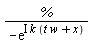 %/(-exp(I*k*(t*w+x)))