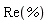 Re(%)