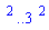 `Â `^2 .. 3*`Â `^2