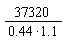 37320/(.44*1.1)